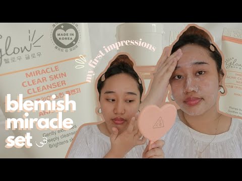 I Tried Hello Glow's Blemish Miracle Set For Three Days?! | Ayessa Munich