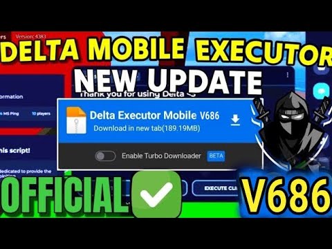 Delta Executor Mobile New Update V2.686 ✅ Android & iOS + PC | No Key 🔥(How To Get Delta Executor)