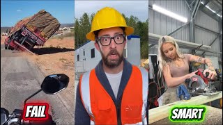 Smart Construction Workers & Unbelievable Fails