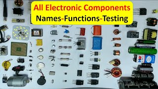All electronic components names, functions, testing, pictures and symbols - smd components