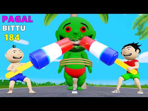 Garmi Mein Ice Gola Wala Comedy | Baraf Ka Ice Gola | Funny Comedy Video - Bittu Sittu Toons