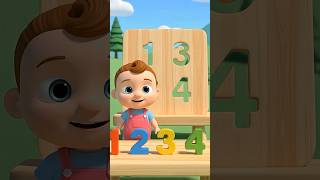 Number Song | Learn Numbers | Nursery Rhymes & Kids Songs #shorts #childrensongs #babysongs