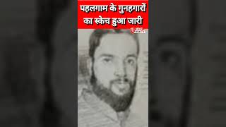 Pahalgam terrorist attack update पहलगाम के तीन गुनहगारों के स्केच हुए जारी