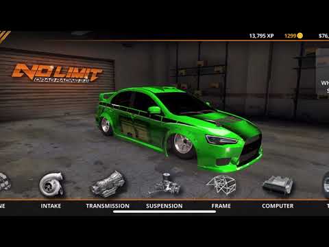 4.8 Seconds Mitsubishi Evo X Tune !!-No Limit Drag Racing 2.0 #nolimitdragracing2 #nolimitdragracing