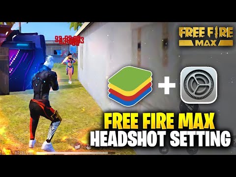 FREE FIRE BLUESTACK ☠️HEADSHOT SETTING REVEL🥹 FINALLY🔥#trend #video