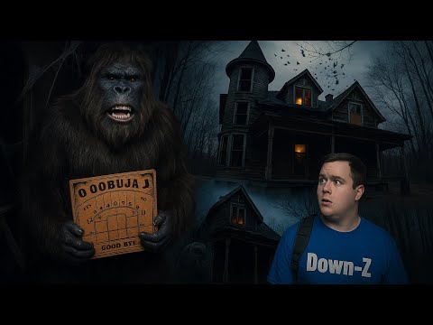 Bigfoot & Down-Z VLOG: We visited a haunted house! 