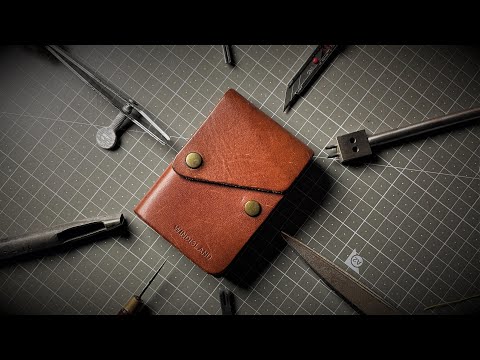 Beginner-Friendly DIY Leather Wallet | Compact Design & Easy Steps