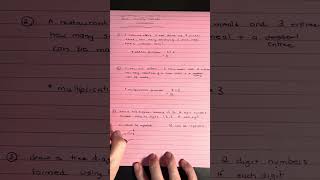 Basic counting methods (combinatorics) 