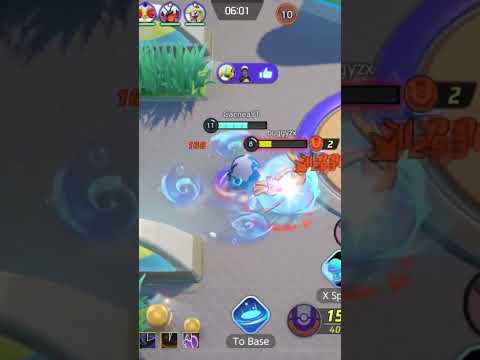 Azumarill is Unstoppable! 7 KO Streak🫧 | Pokémon Unite #shorts