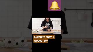Easy way to used Electric salt & pepper  #shorts #kitchenorganizationideas #spacesavingtips