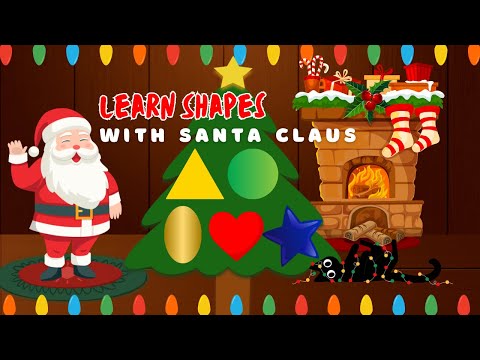 Learn Shapes with Santa: Fun Christmas Learning for Kids
