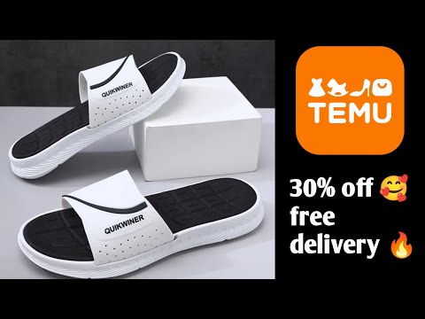 Slippers for men | Quick Review | best slippers from temu