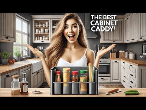 🧂 Cabinet Caddy Spice Rack Organizer for Cabinet | Best Cabinet Caddy 🍳