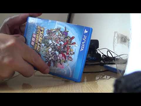 unboxing psvita daiji robot taisen Z 3 .  Imported game