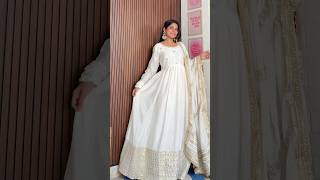 So pretty 🥰anarkali gown from flipkart 🤌🏻♥️ #shortsvideo #flipkarthaul #anarkaligown