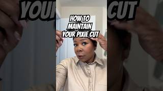 How to maintain your pixie in between salon visits #shorthairstyles #pixiecut