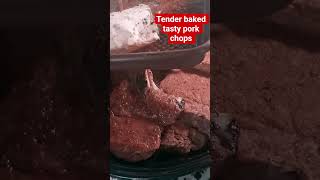 Delicious baked tender Pork Chops #ilovetocook