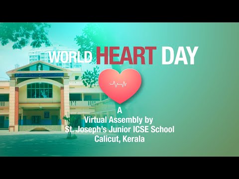 WORLD HEART DAY/VIRTUAL ASSEMBLY/ST.JOSEPH'S JUNIOR ICSE SCHOOL/CALICUT #HEART