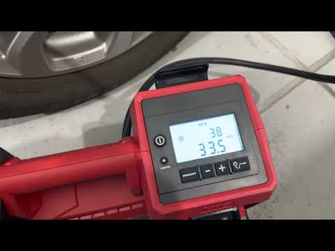 Milwaukee M18 tire inflator