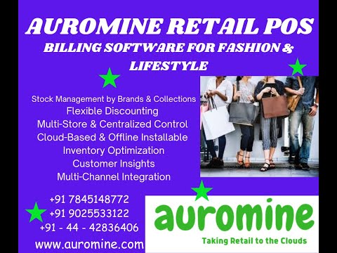 Auromine Retail POS – The Smart Way to Manage Your Apparel Store