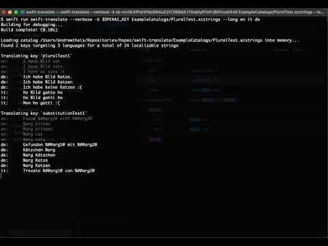 Swift Translate - A CLI tool and Swift Package Plugin that makes it easy to localize your app