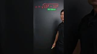 Canceling Square Root Sign