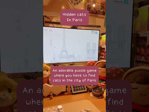 The cutest puzzle game🥹🐱 | Hidden Cats in Paris #keymailer #hiddencatsinparis