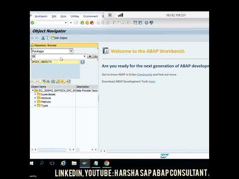 find list of local objects in sap abap