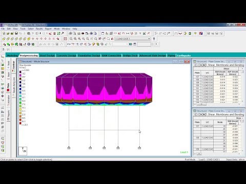STAAD Pro Tutorials - Analysis & Design of RCC Circular Water Tank Type-2 ( Day 27)