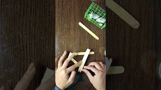 Budget Friendly DIY Display Frame Stand Ice Cream Sticks to the Rescue #diy #art #ytshorts #viral