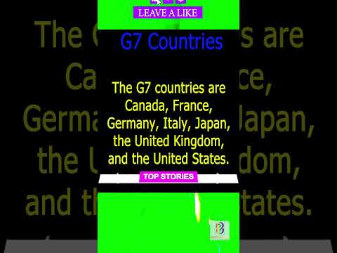 G7 Countries list, G7 | who are in g7 countries, who are g7 countries, list of g-7 countries #shorts