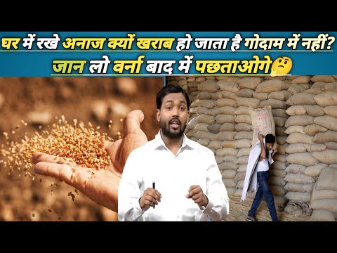 घर में रखे अनाज खराब क्यूं हो जाते है और गोदाम रखे क्यों नहीं?FCI गोदाम