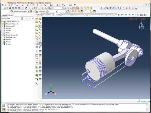 Abaqus Example:    FourStrokeEngine