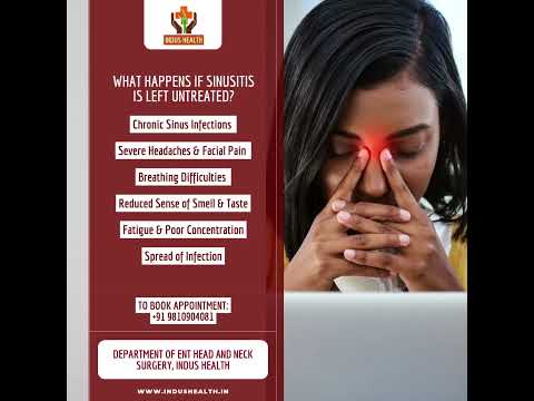 what happens if sinusitis is left untreated ?