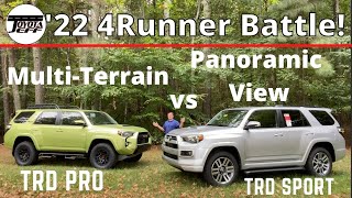 Let's Compare: 2022 4Runner Panoramic View vs Multi-Terrain Monitor!