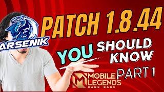 MLBB Patch 1.8 .4 Explanation Part 1