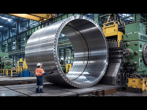 Largest Heavy Duty Steel Making Process - Inside Impressive Heavy Equipment Production Factory