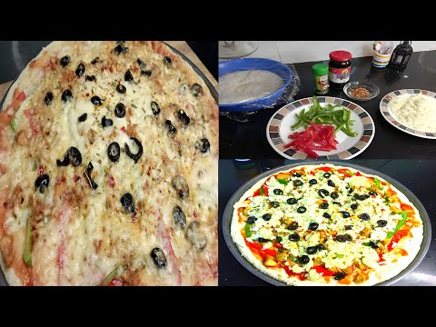 Best Homemade Pizza Recipe | How to make pizza at home | pizza banane ki recipe
