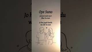 Oye Suno Na || Shayari for your boyfriend/girlfriend || #shayari #love #viral #trending #shorts