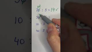Divide by 5 instantly! #mathhacks #easytricks #learnmath #divisiontrick #learning #mathshorts