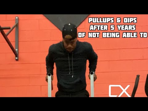 PULL UPS AND DIPS AFTER NOT BEING ABLE TO FOR 5 YEARS!!! | QUICK CLIP | COACH XAVIER