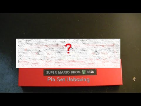 Super Mario 35th Anniversary Pin Set Unboxing!