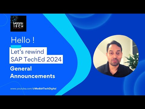SAP TechEd 2024 - Rewind - General announcements (SAP BTP)