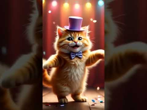 Funny Cute Cat Rabbit Dancing ❤️ #shorts #viral #trending #funny #funnyvideo #natin #cute #romantic