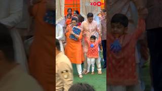 Akash Ambani DANCES with his son Prithvi Ambani at Anant-Radhika's wedding festivity 😍 #shorts