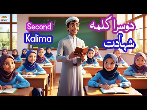 Dosra kalima Shahadat | 2nd Kalima | Islamic videos | Learning videos | Rainbow World