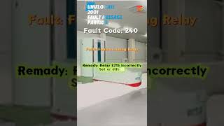 UNifloc A11 2001 Fault code:240 part:5#Spinning mills machinary#Shorts