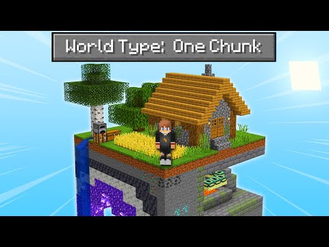 I Survived 300 Days in a ONE CHUNK Minecraft World... Here's What Happened!