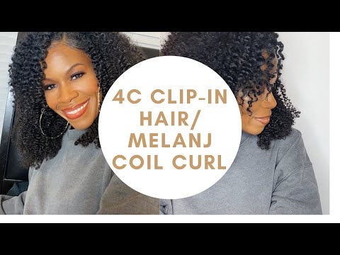 4C Clip-In Hair- Melanj Coil Curl