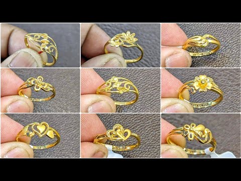 New Gold Ring Designs For Women's With Price || Daily Use Ring Design In Gold |